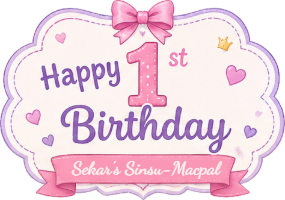 Happy 1st Birthday